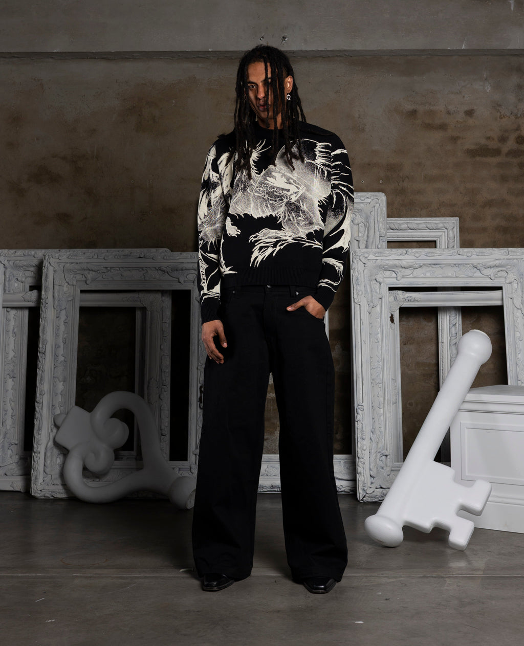 BLACK BEHEMOTH KNIT